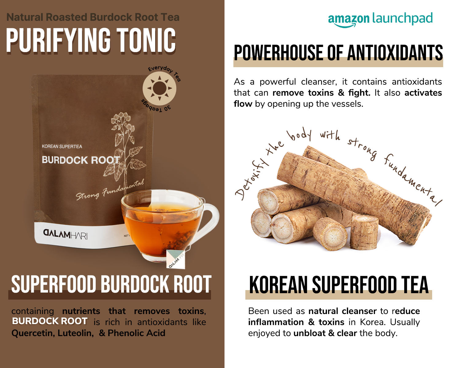 Feature of Korean Burdock Root Tea