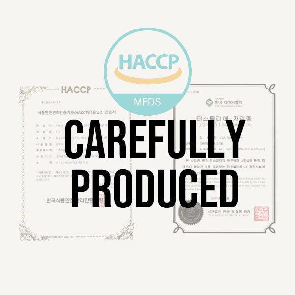 HACCP Certified clean & safe kombucha tea