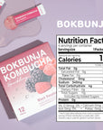 Korean Super Kombucha | Black Raspberry Bokbunja 12T