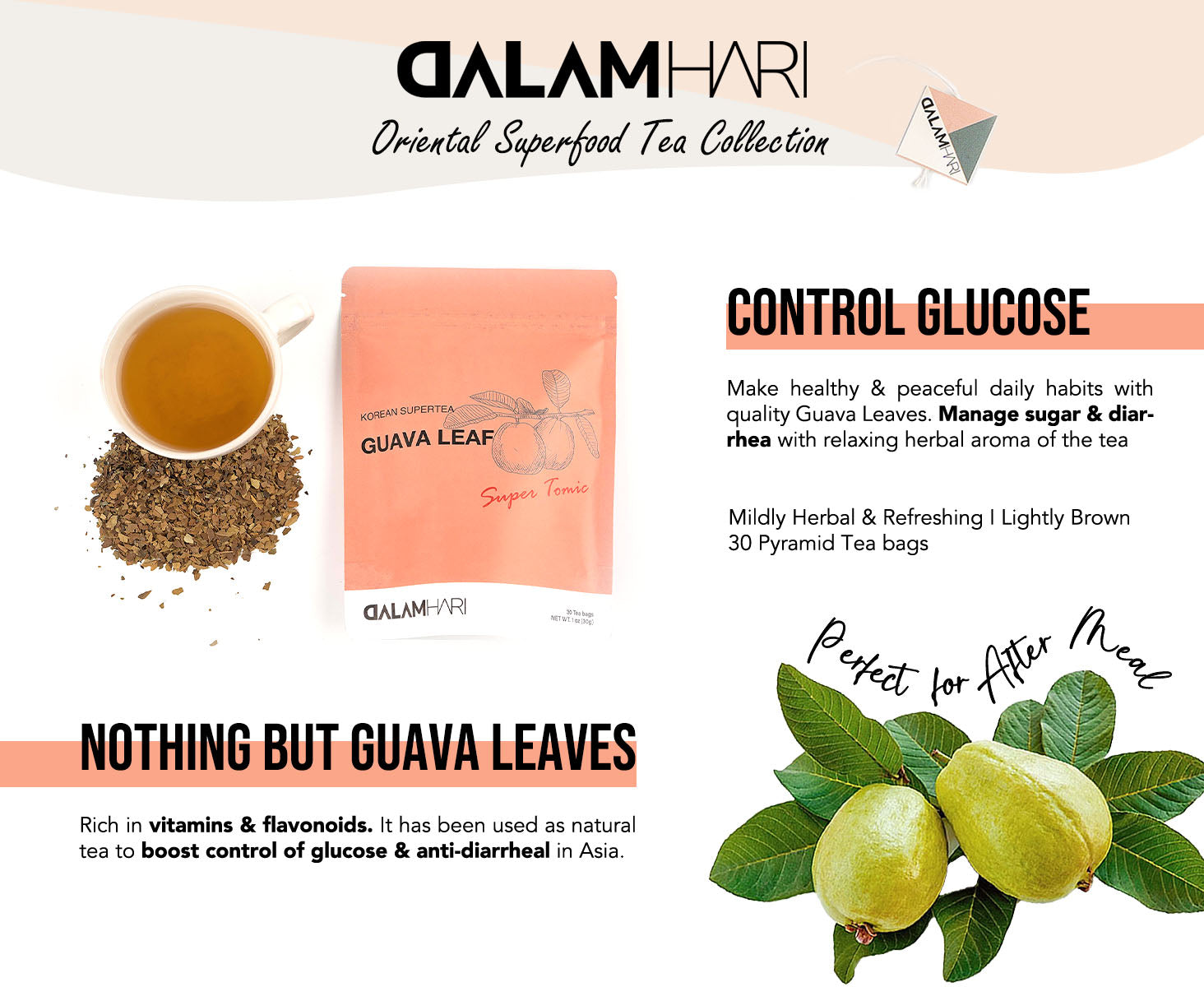 Feature of Guava Leaf Tea