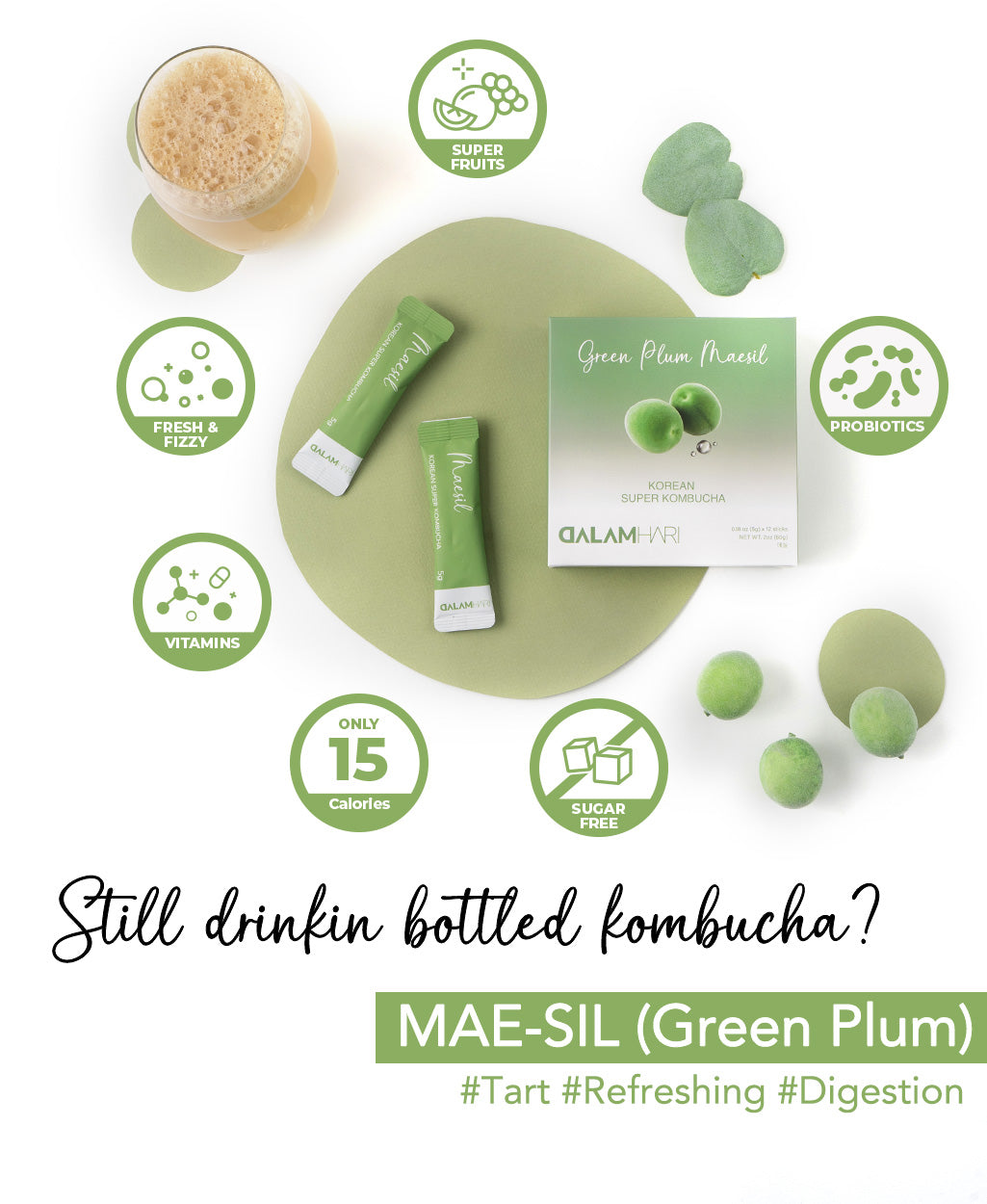 Feature of Maesil(Green Plum) Kombucha Powder