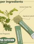 Feature of Korean Super Matcha Latte Powder with Mugwort