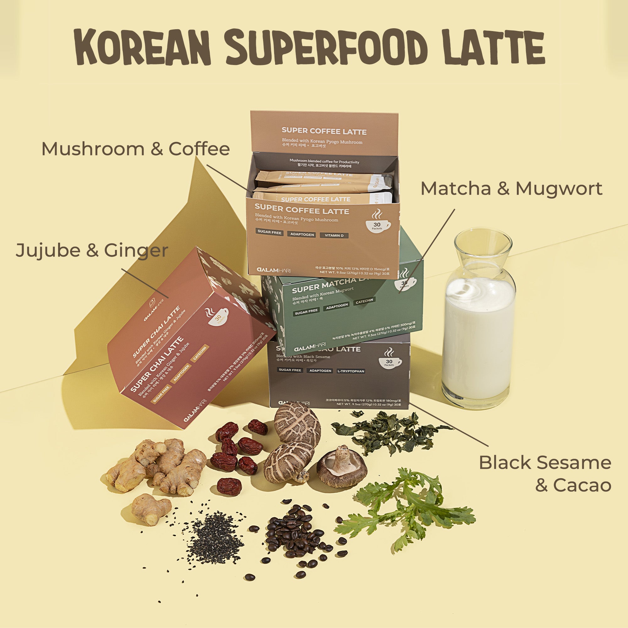 Korean Super Latte Powder Collection