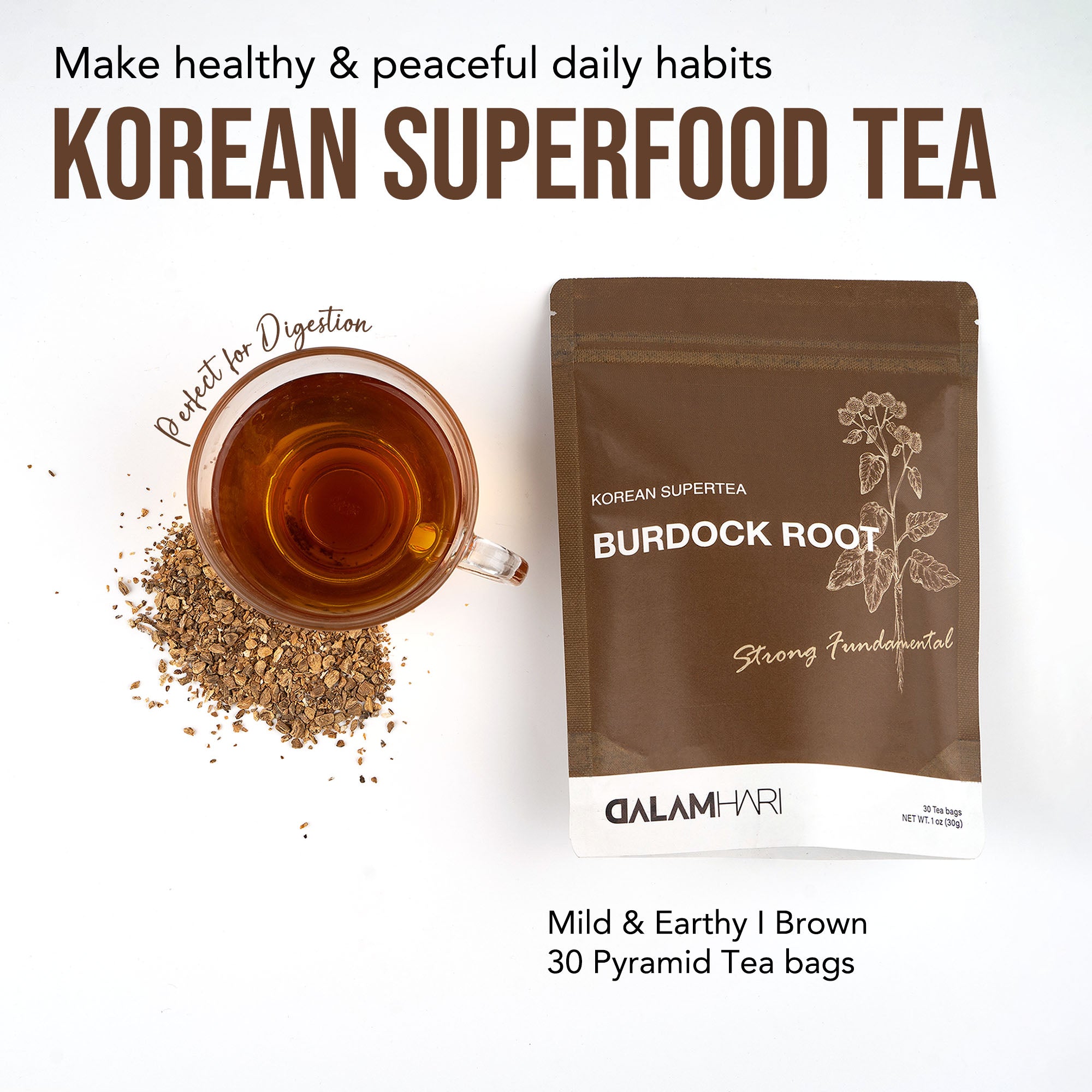 Burdock Root Tea 30T | Strong Fundamental