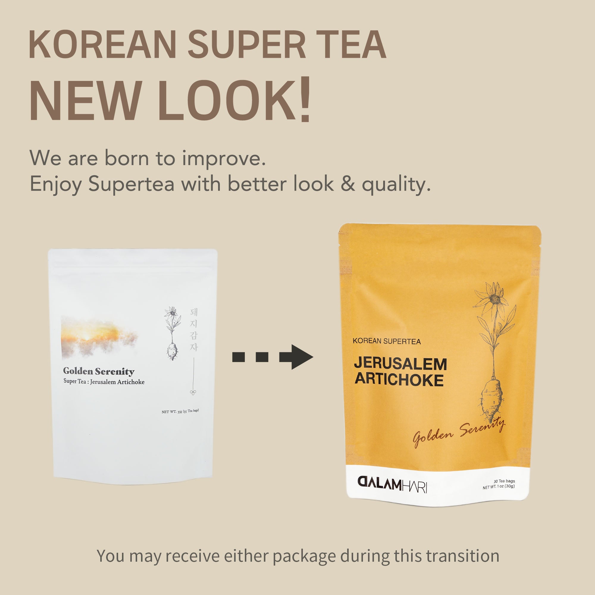 Korean Jerusalem Artichoke(Sunchoke) Tea